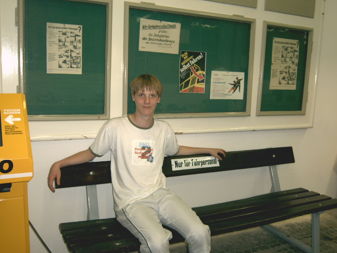 Silli im Straßenbahnmuseum