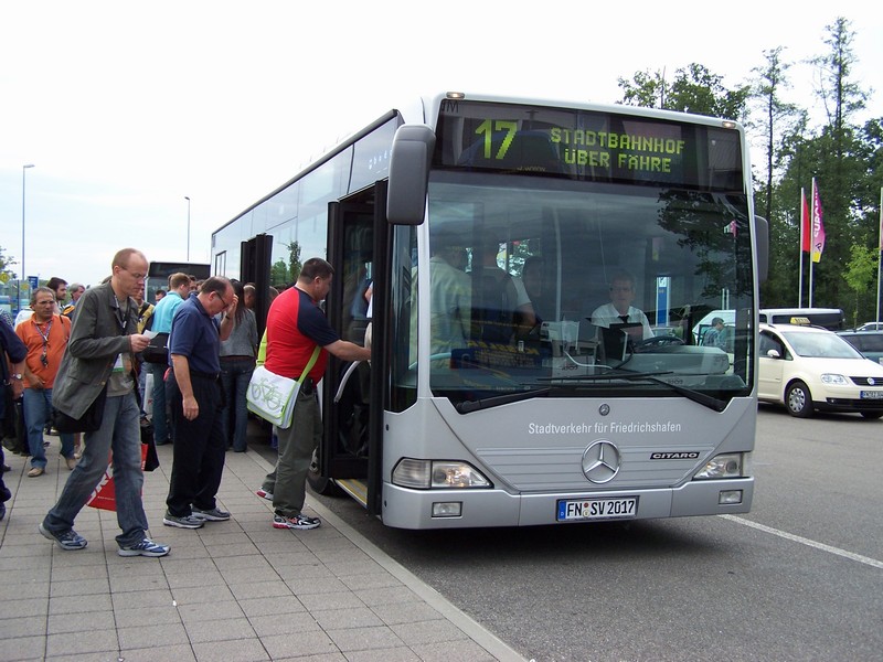 Gedränge an der Linie 17