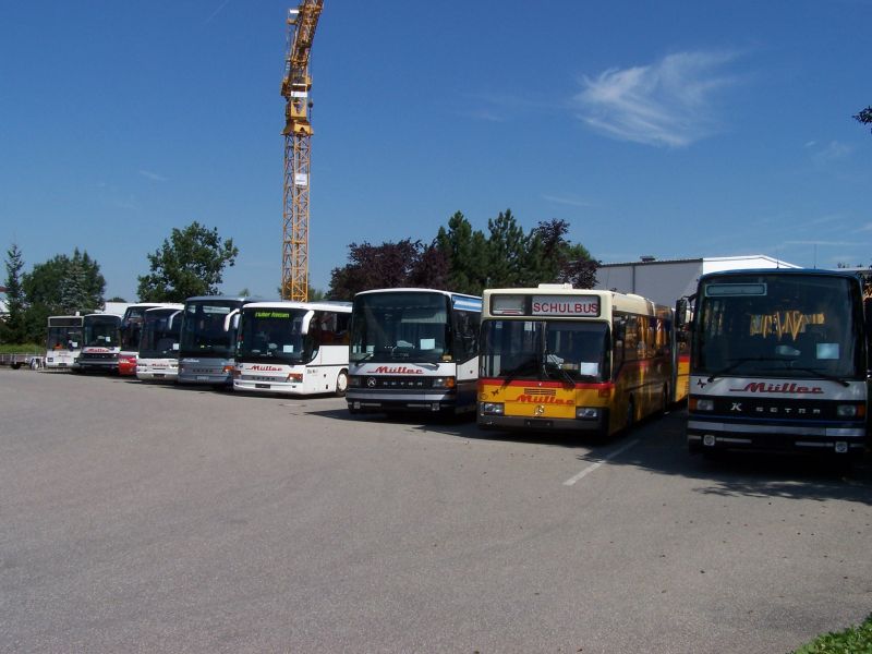 Fahrzeugpalette Müller-Reisen