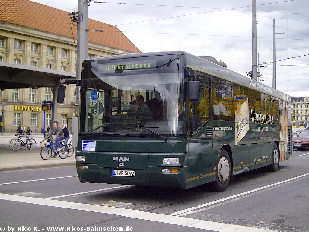 MAN Überlandbus am Hauptbahnhof
