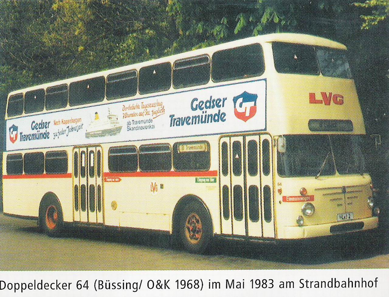 Büssing Doppeldecker der LVG