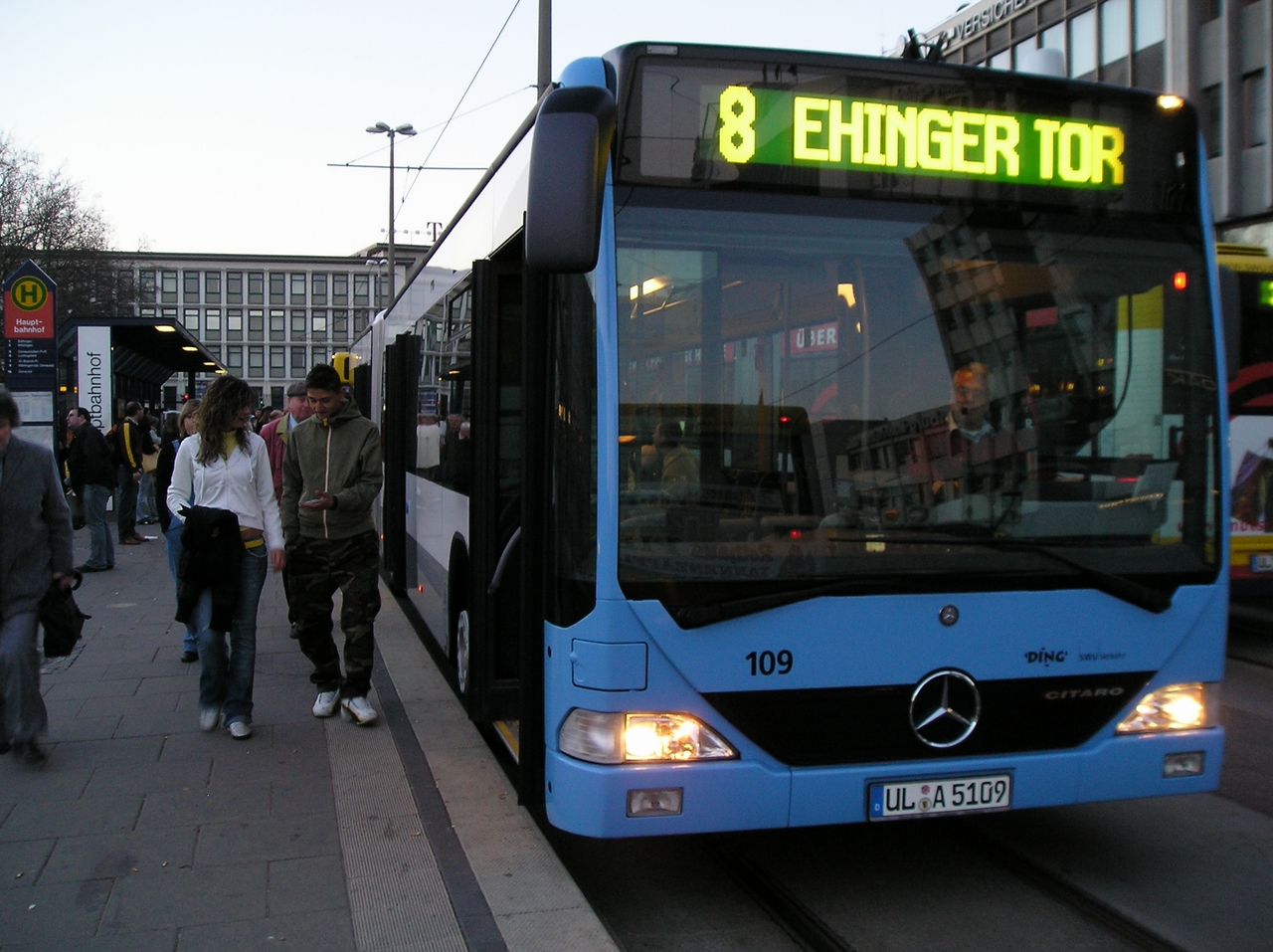 Seltsamer Citaro am Hauptbahnhof (Ulm)