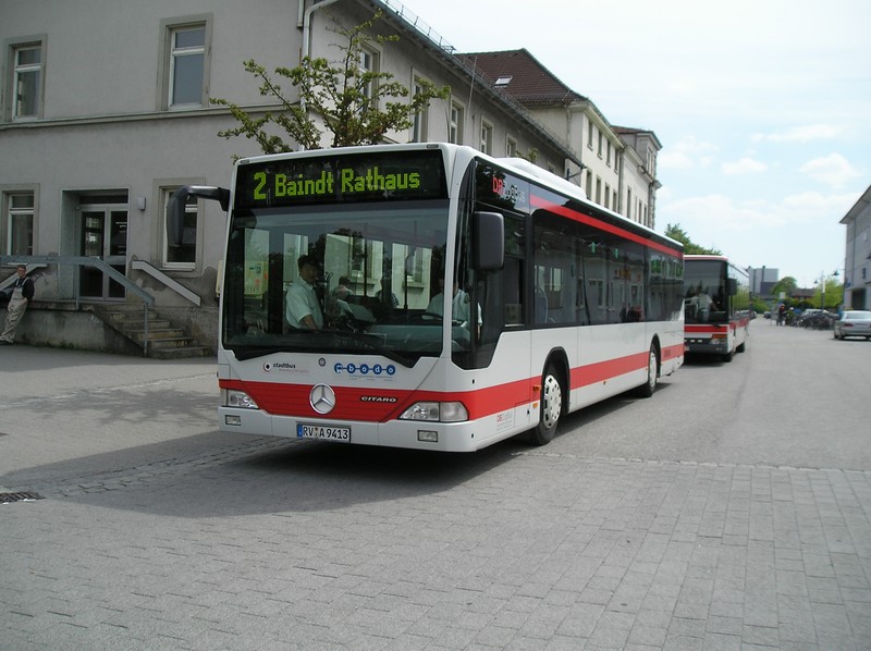 Citaro nach Baindt Rathaus am ZOB