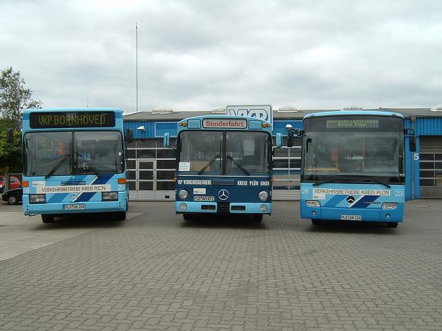 MB Überlandbusse im Wechsel der Zeit