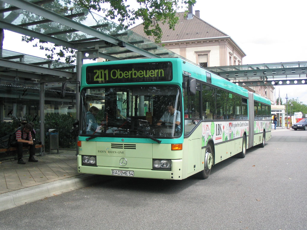 BBL: MB O 405 GN Baden Baden, Bahnhof