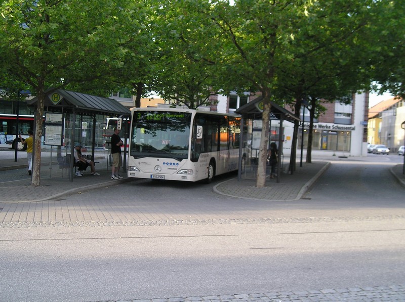 Linie 3/4 am Busbahnhof