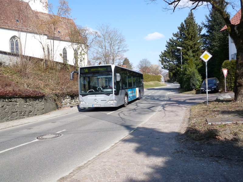 2009 Oberteuringen Kirche <-> Eugen-Bolz-Straße