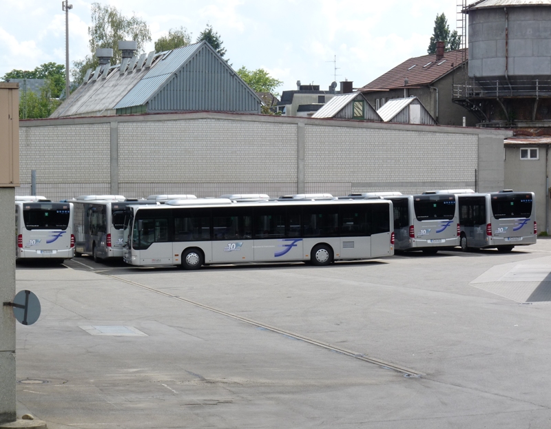 Die neuen im Betriebshof Friedrichshafen