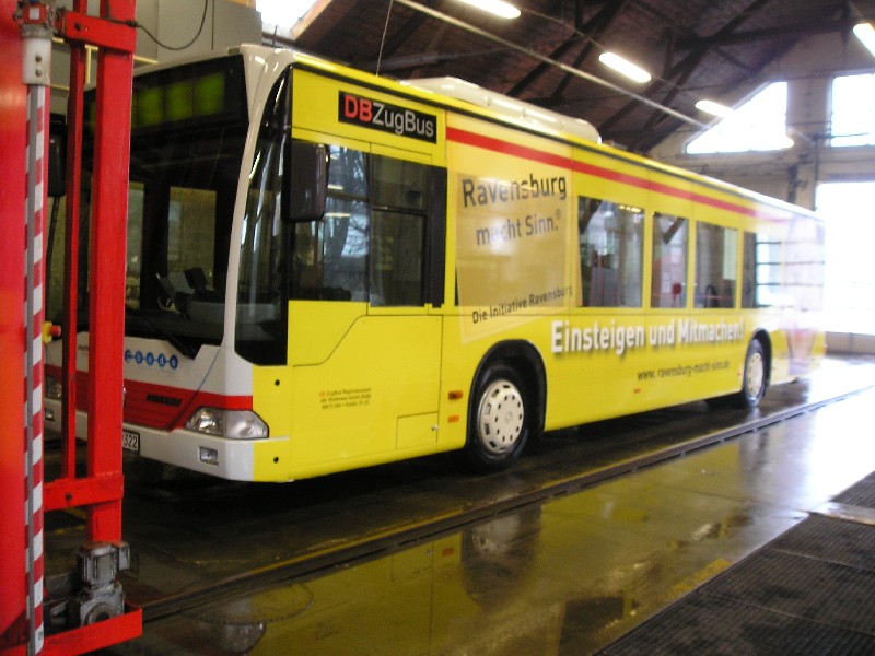 Citaro wird gewaschen