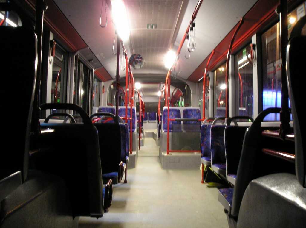 Citaro G RAB Nachts-Innenansicht