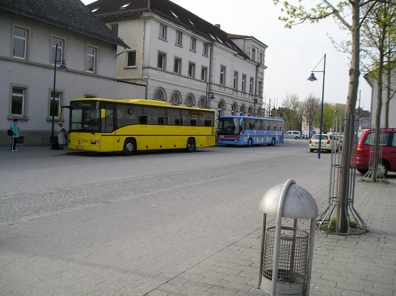 Abfahrtsplätze am Ravensburger Bahnhof