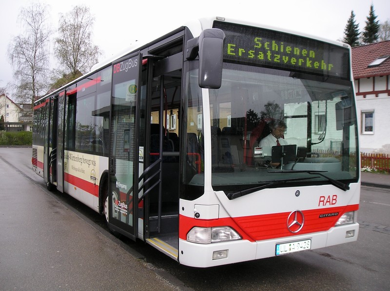 Citaro Ü als SEV in Aulendorf
