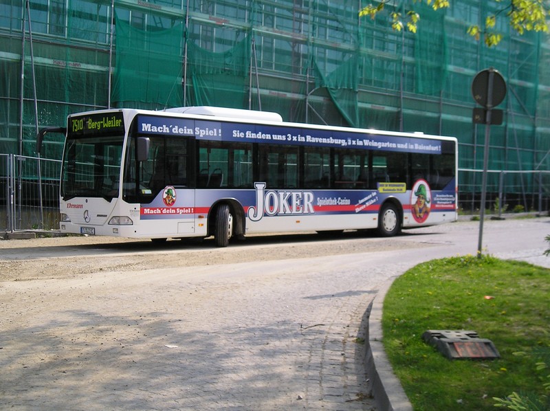 Citaro Ehrmann-Reisen am Busbahnhof