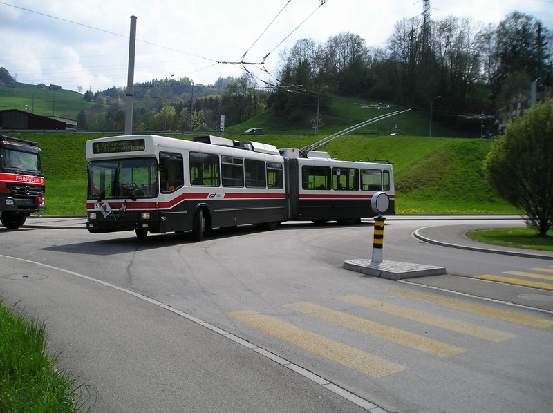 Trolleybus in Winkeln