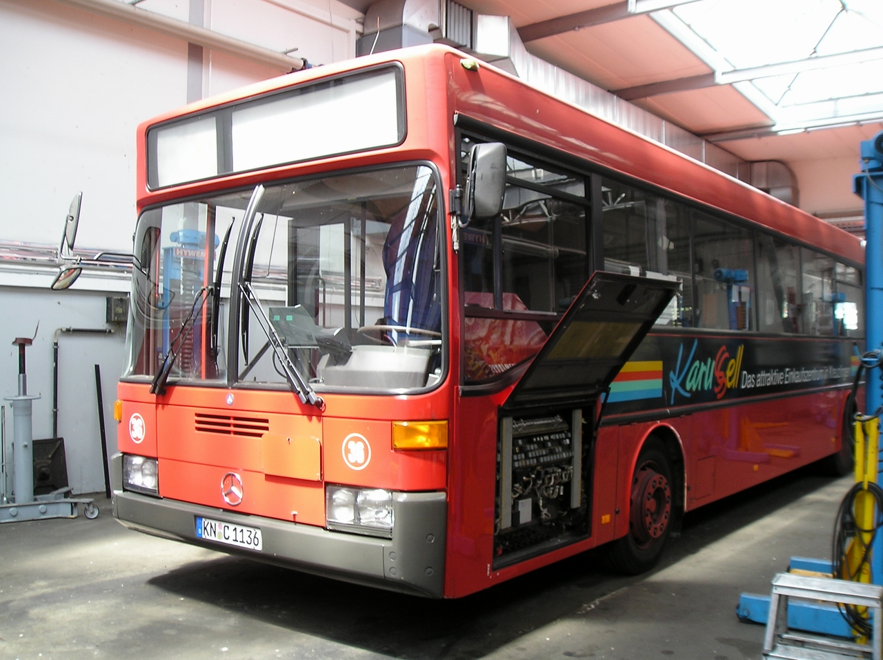 O405G in der Werkstatt Konstanz