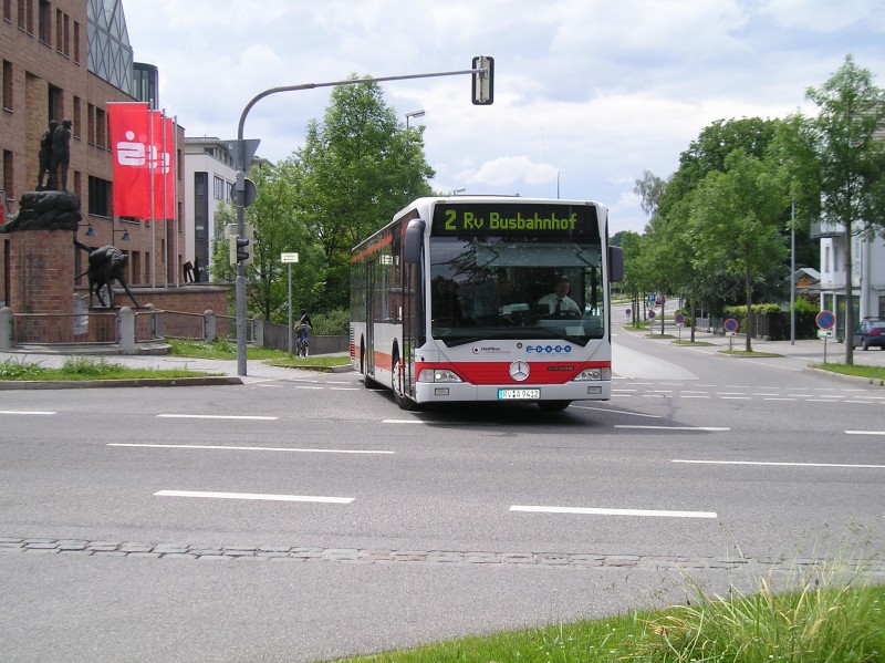 Linie 2 an der Meersburgerstraße
