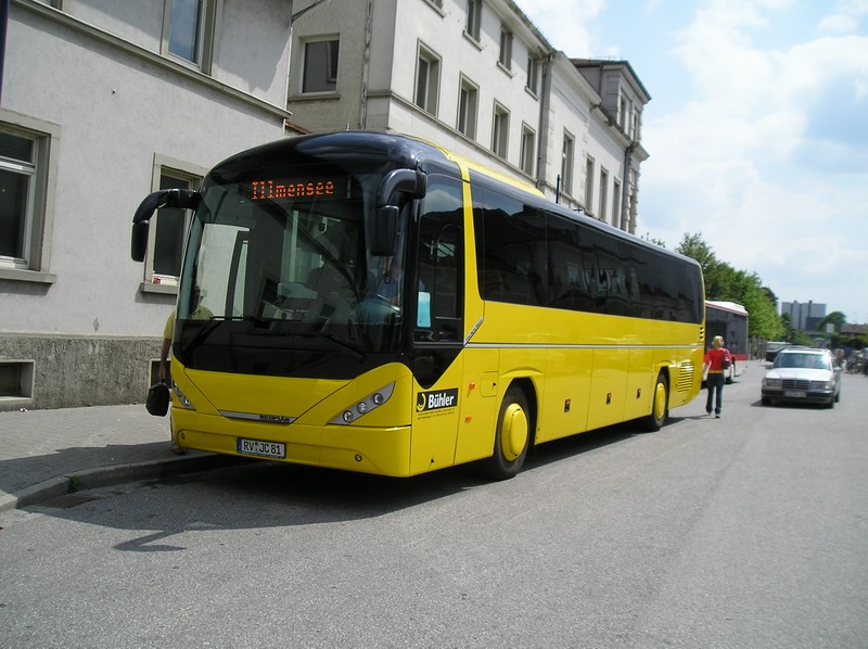 Neoplan Bühler-Reisen am Busbahnhof