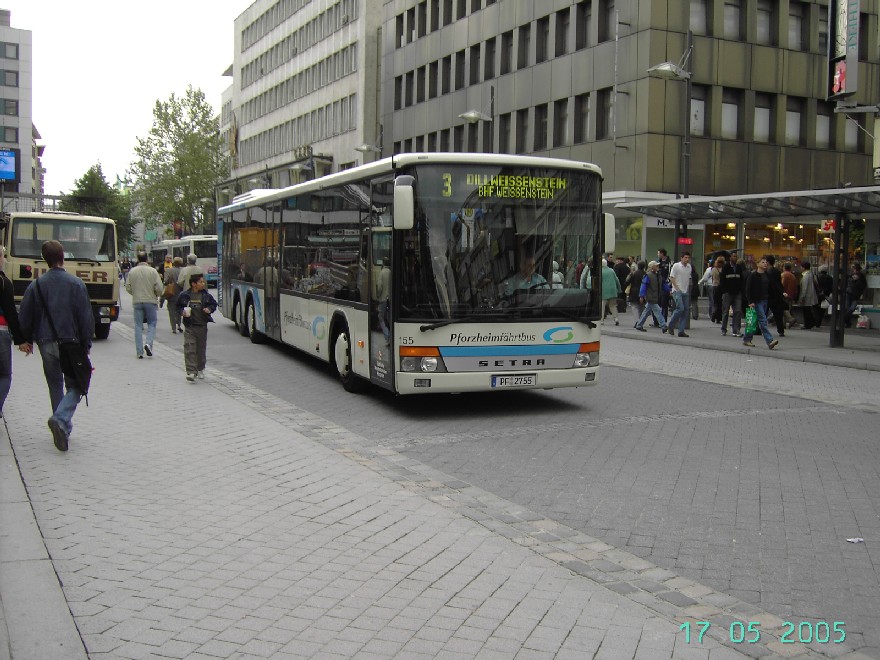 Setra Dreiachser Pforzheim