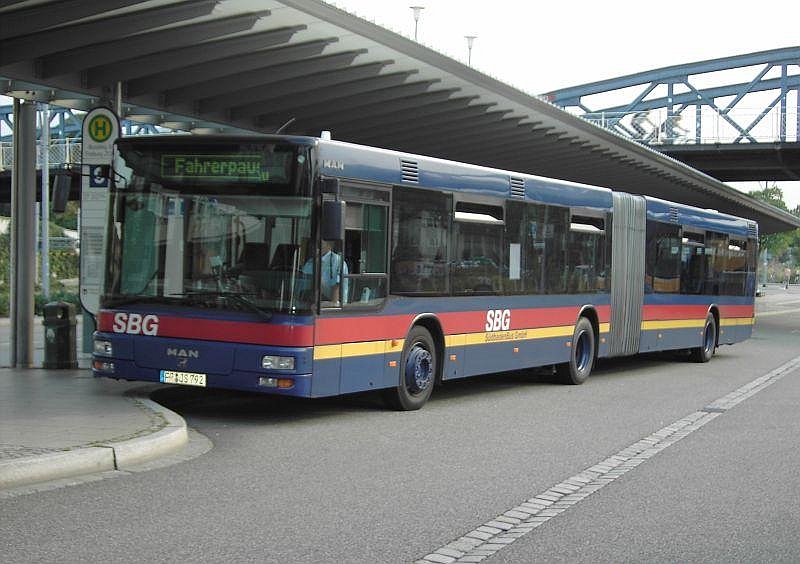 MAN Gelenkbus der SBG
