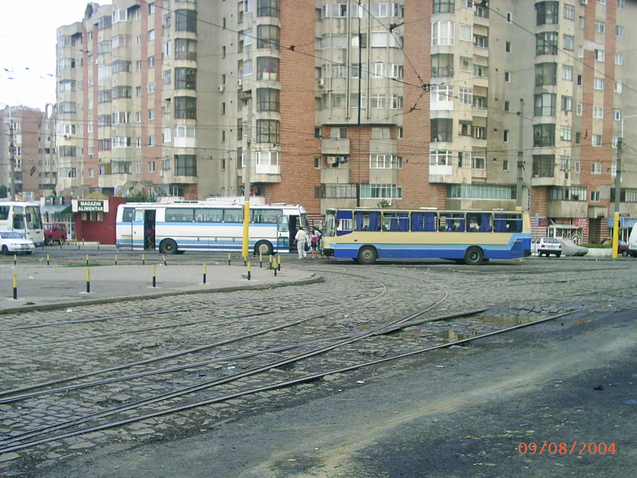Busse am Bahnhof Constanta