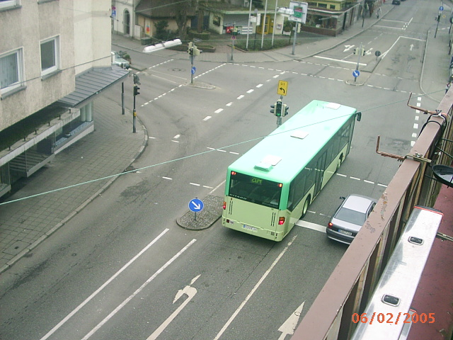 Linie 204 auf anderem Fahrweg