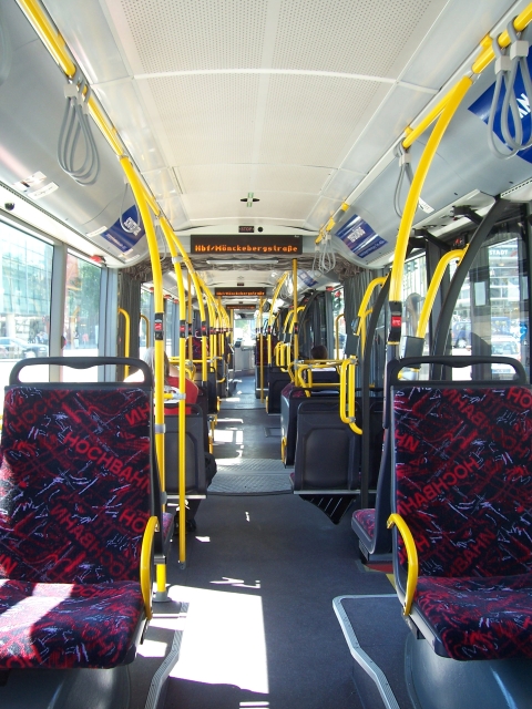 Van Hool AGG 300 Hochahn Innenansicht