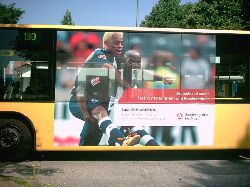 Werbung für die Bundesagentur für Arbeit
