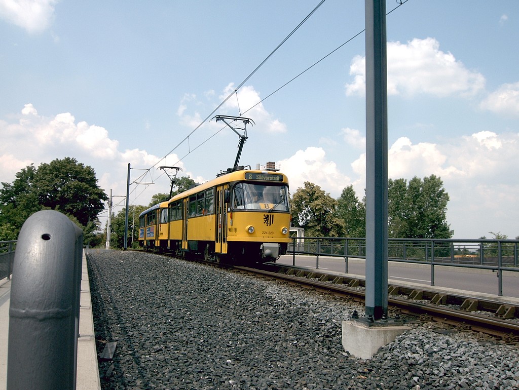 Dresden 224 223 Autobahnbrücke Hellerau