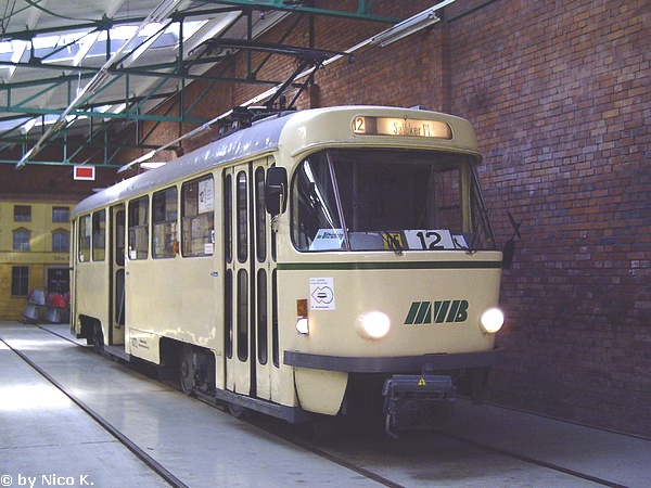 Magdeburger T4 im Museumsdpot Sudenburg