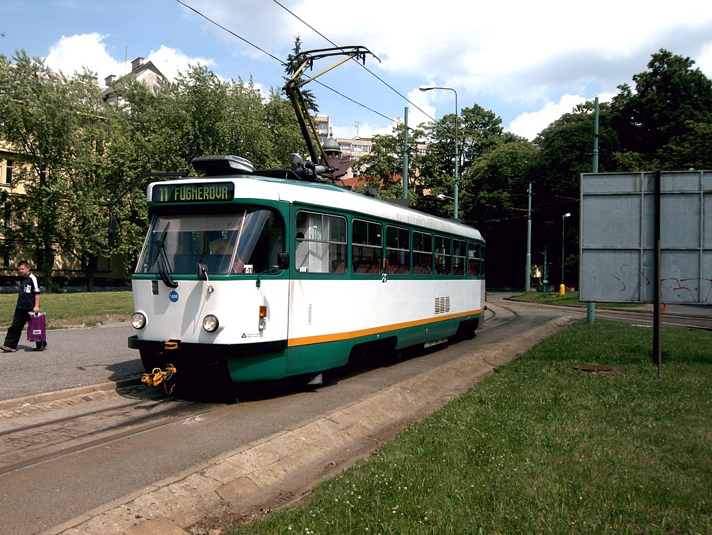 Jablonnec n.N. 21 Ausstiegshaltestelle