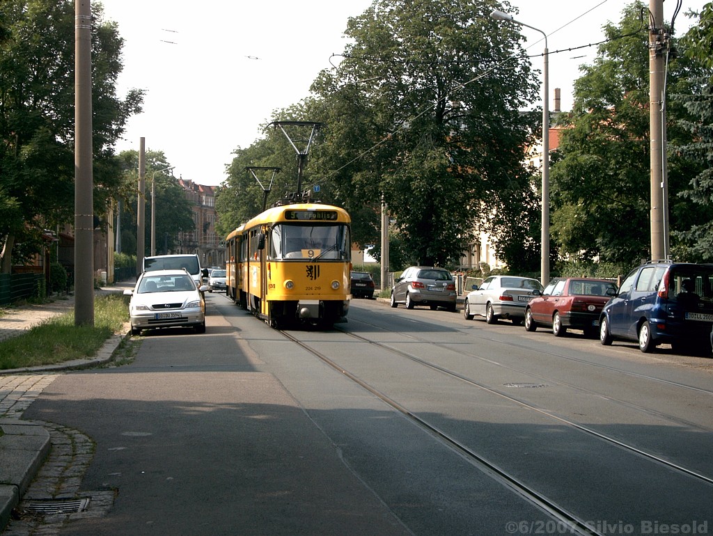 Dresden 224 219 + 244 016 Lockwitzer Straße