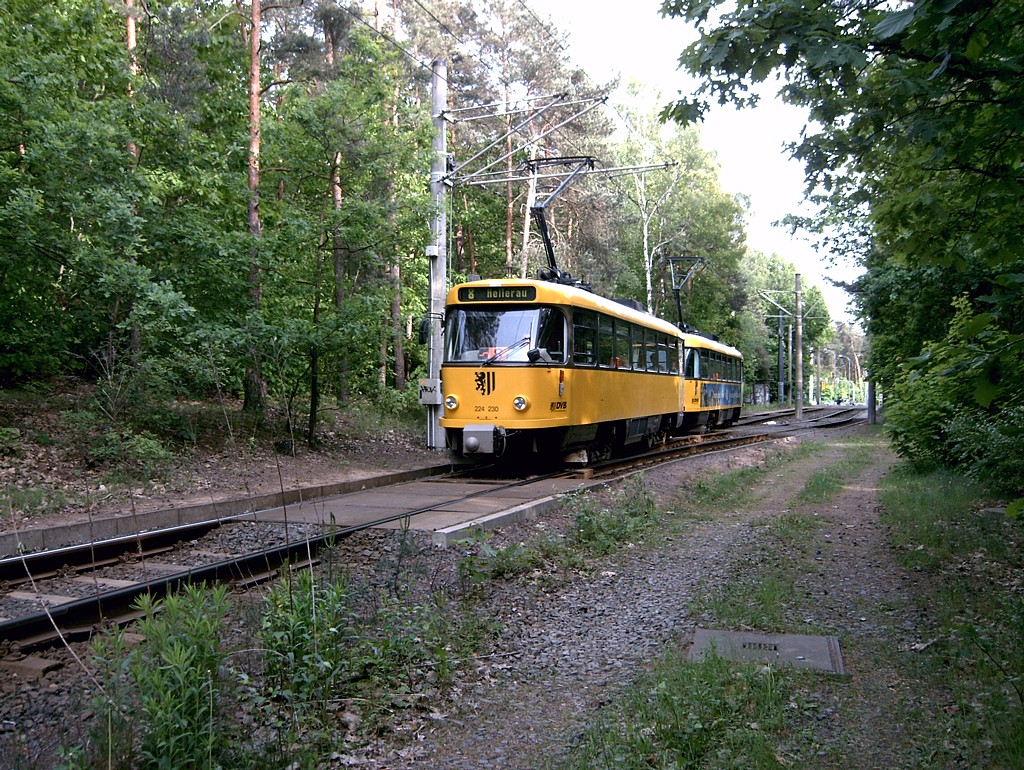 Dresden 224 230 Abzweig nach Hellerau
