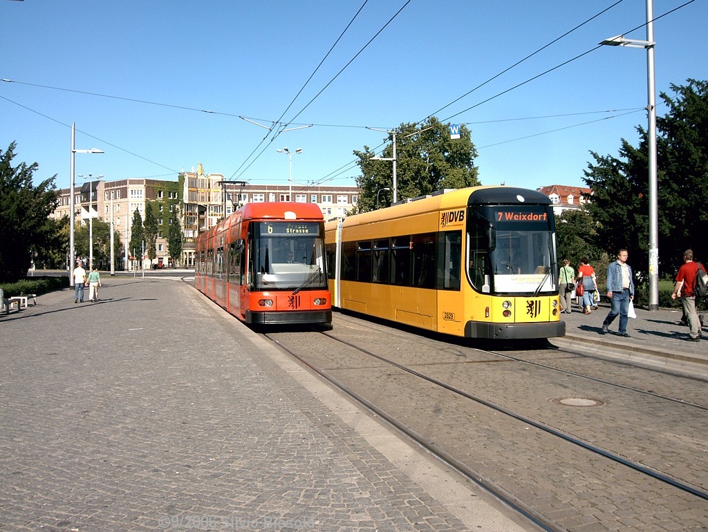 Rot-gelbe Koalition DD Albertplatz