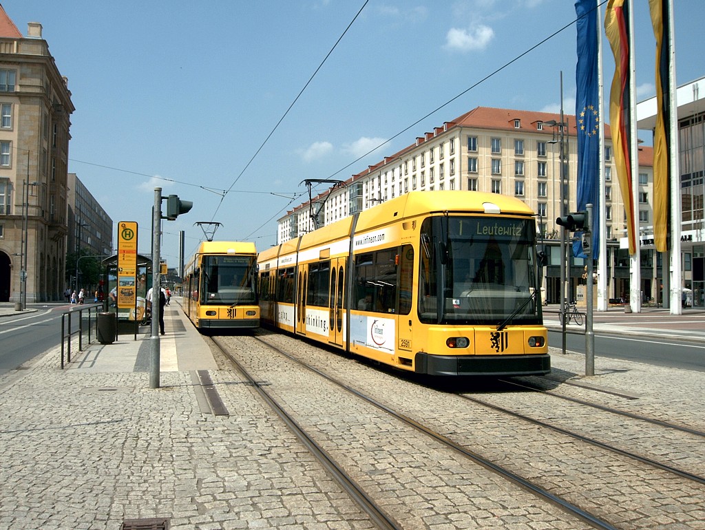 Dresden 2584 + 2591 Altmarkt