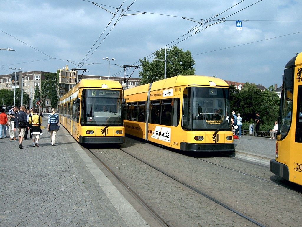Dresden 2593 + 2518 Albertplatz
