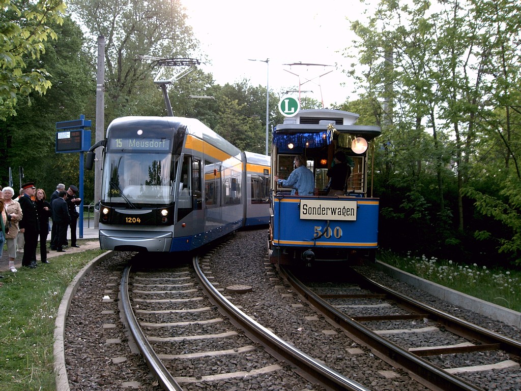 500 + 1204 alt triff neu Meusdorf bei Leipzig