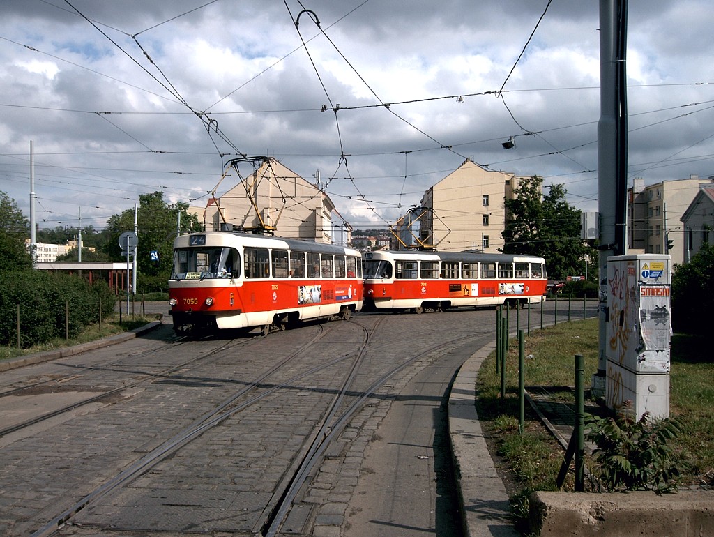 Prag 7055 + 7011 Palmovka