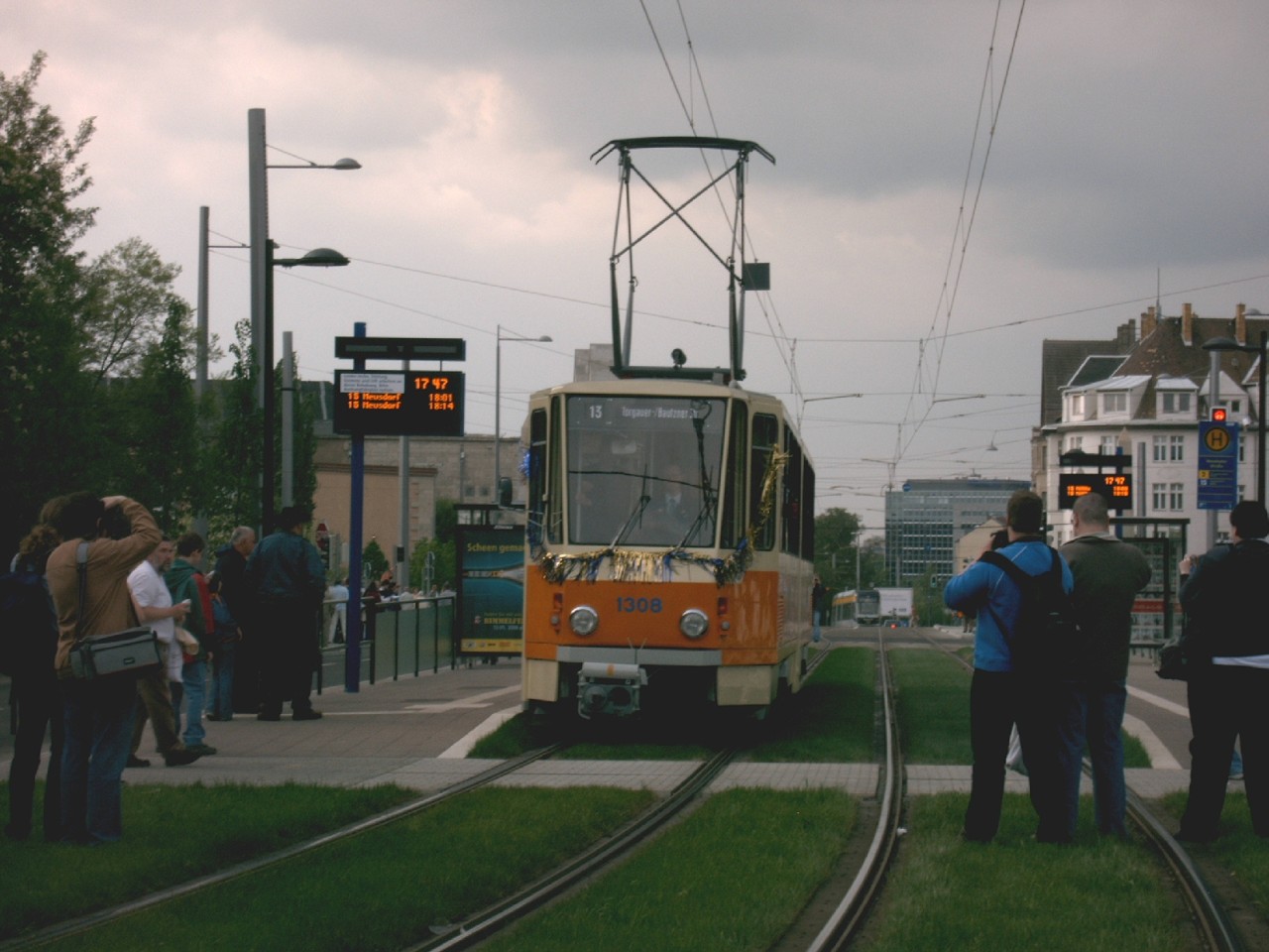 Tatra KT4D in Leipzig an der Naunhofer Straße