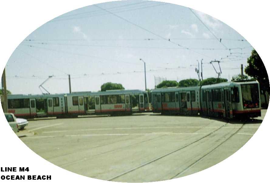 Straßenbahn Linie M4 - San Francisco