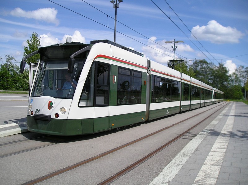 Combino in P+R Augsburg West