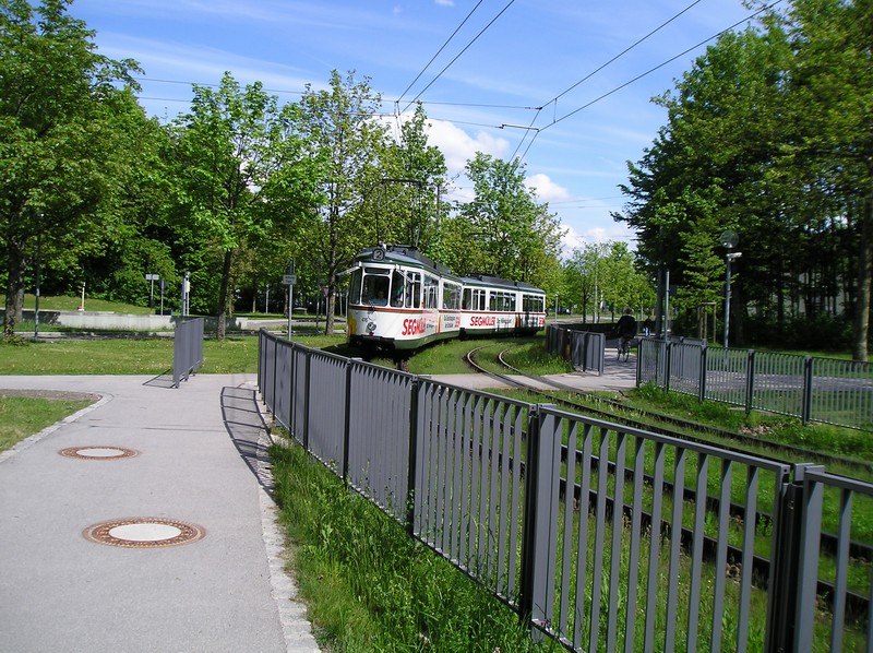 ältere Augsburger Straßenbahn