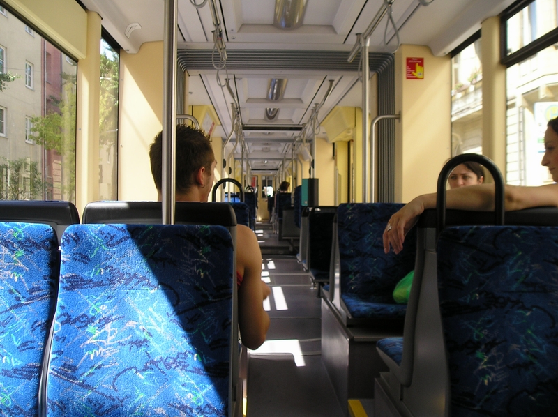 Heidelberger Straßenbahn von Innen
