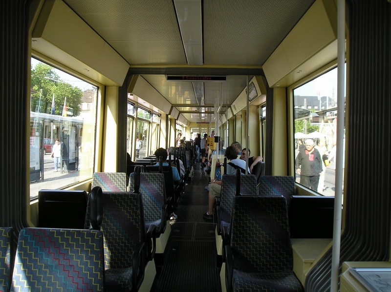 Karlsruher Tram Innenansicht