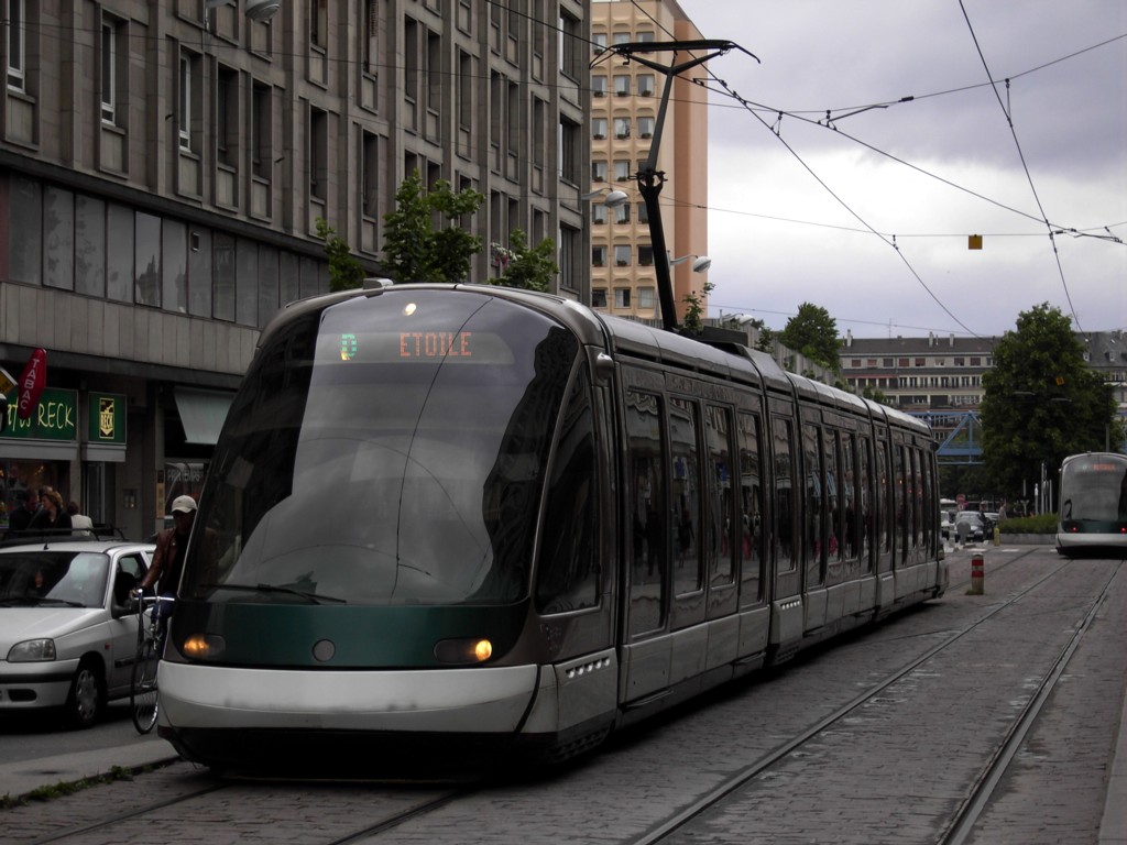 Eurotram kurz vor "Homme de Fer"