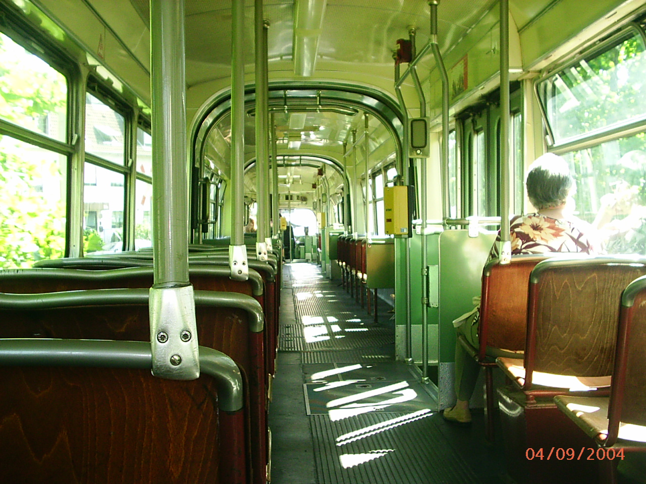 KA Tram 60er Jahre innen