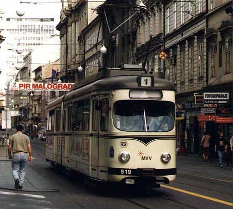 Zagreb - Straßenbahn Linie 1