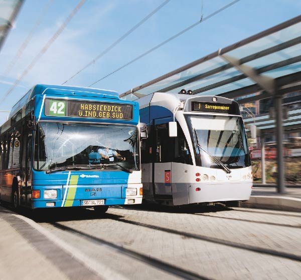 Saarbahn + Bus
