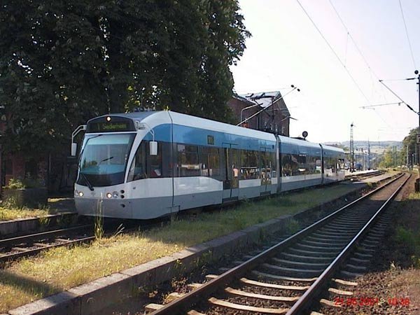 Saarbahn am Bahnhof Brebach
