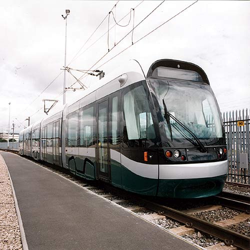 Tram aus Nottingham