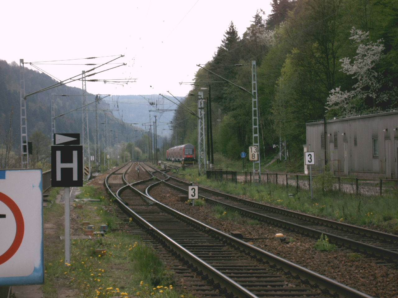 S1 auf dem Abstellgleis in Schöna